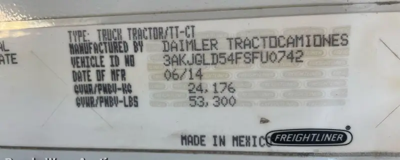 2015 Freightliner Cascadia Evolution 125 photo 73