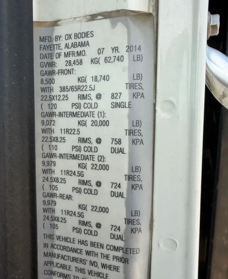 2015 Mack GU713 photo 82